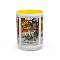 Cult Classic Movie Poster Art Accent Coffee Mug (11, 15oz) - Monster On Campus 1958 - Mug