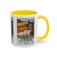 Cult Classic Movie Poster Art Accent Coffee Mug (11, 15oz) - Monster On Campus 1958 - Mug