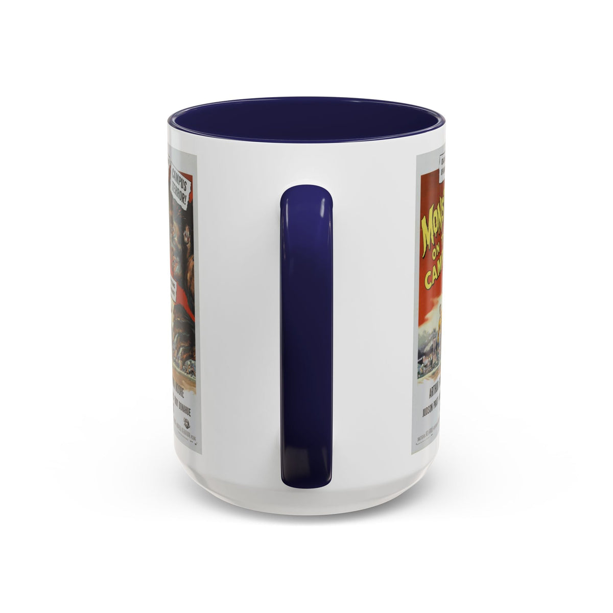 Cult Classic Movie Poster Art Accent Coffee Mug (11, 15oz) - Monster On Campus 1958 - Mug