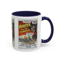Cult Classic Movie Poster Art Accent Coffee Mug (11, 15oz) - Monster On Campus 1958 - Mug