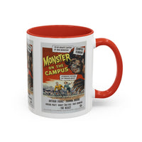 Cult Classic Movie Poster Art Accent Coffee Mug (11, 15oz) - Monster On Campus 1958 - Mug