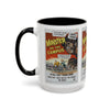 Cult Classic Movie Poster Art Accent Coffee Mug (11, 15oz) - Monster On Campus 1958 - Mug