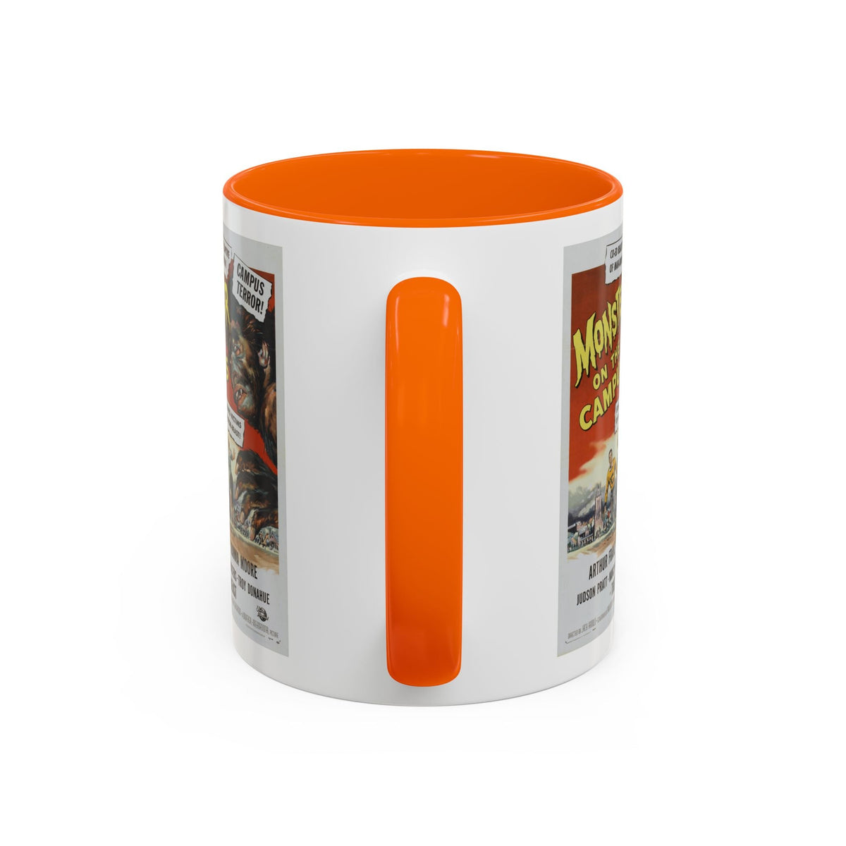 Cult Classic Movie Poster Art Accent Coffee Mug (11, 15oz) - Monster On Campus 1958 - Mug