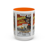 Cult Classic Movie Poster Art Accent Coffee Mug (11, 15oz) - Monster On Campus 1958 - Mug