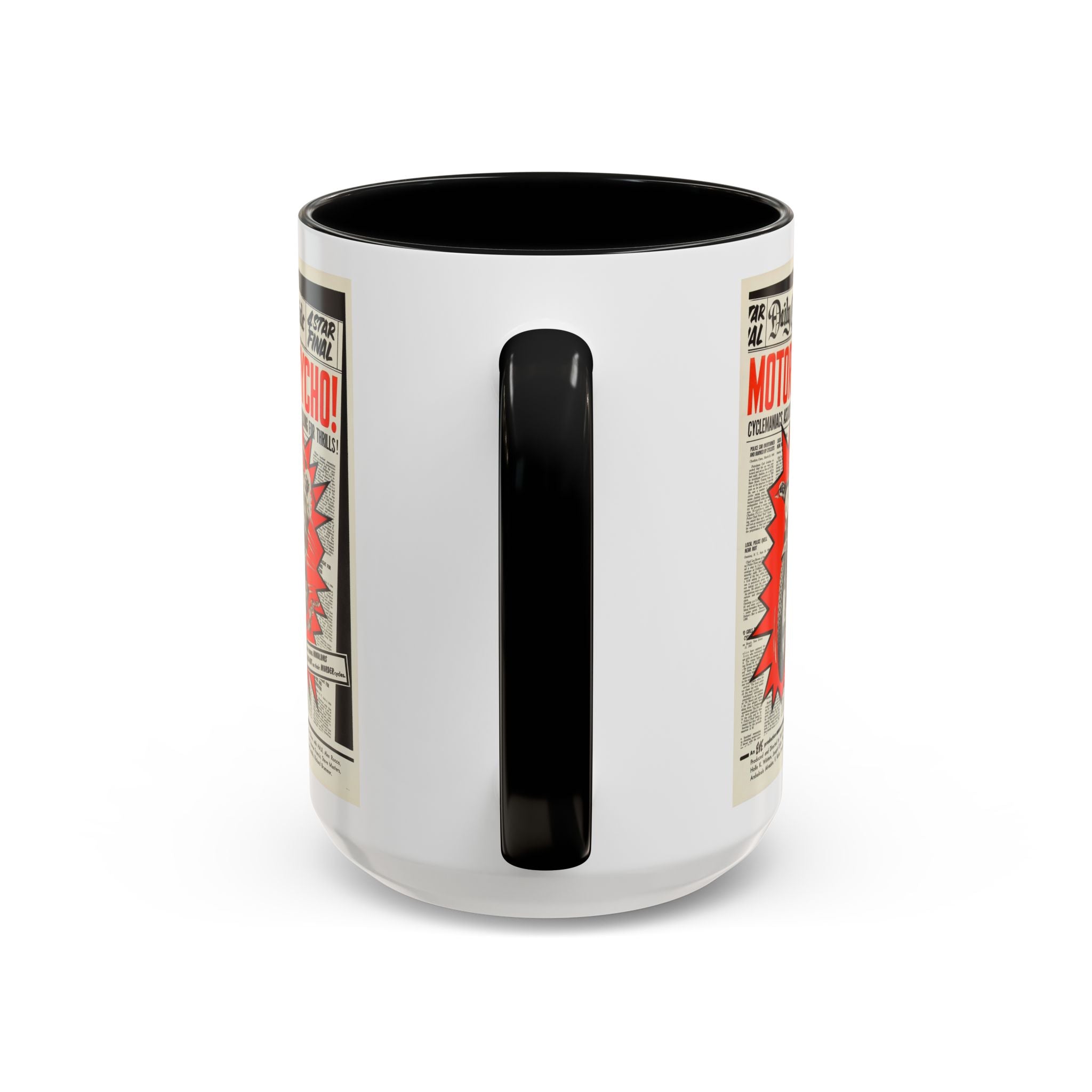 Cult Classic Movie Poster Art Accent Coffee Mug (11, 15oz) - Motor Psycho 1965 - POPvault