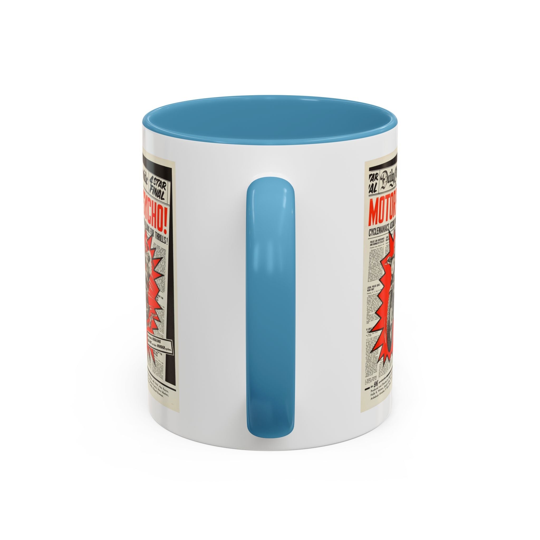Cult Classic Movie Poster Art Accent Coffee Mug (11, 15oz) - Motor Psycho 1965 - POPvault