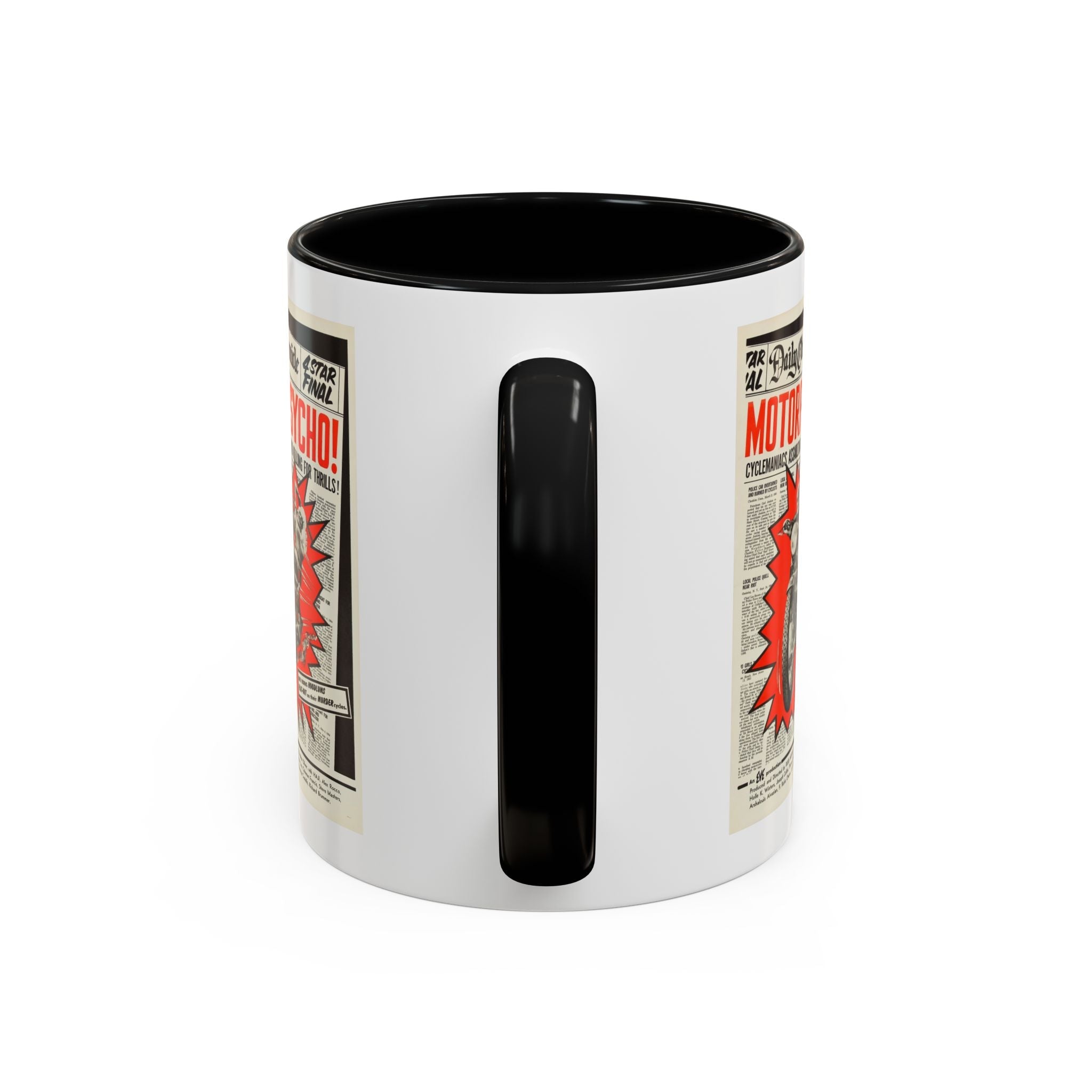 Cult Classic Movie Poster Art Accent Coffee Mug (11, 15oz) - Motor Psycho 1965 - POPvault