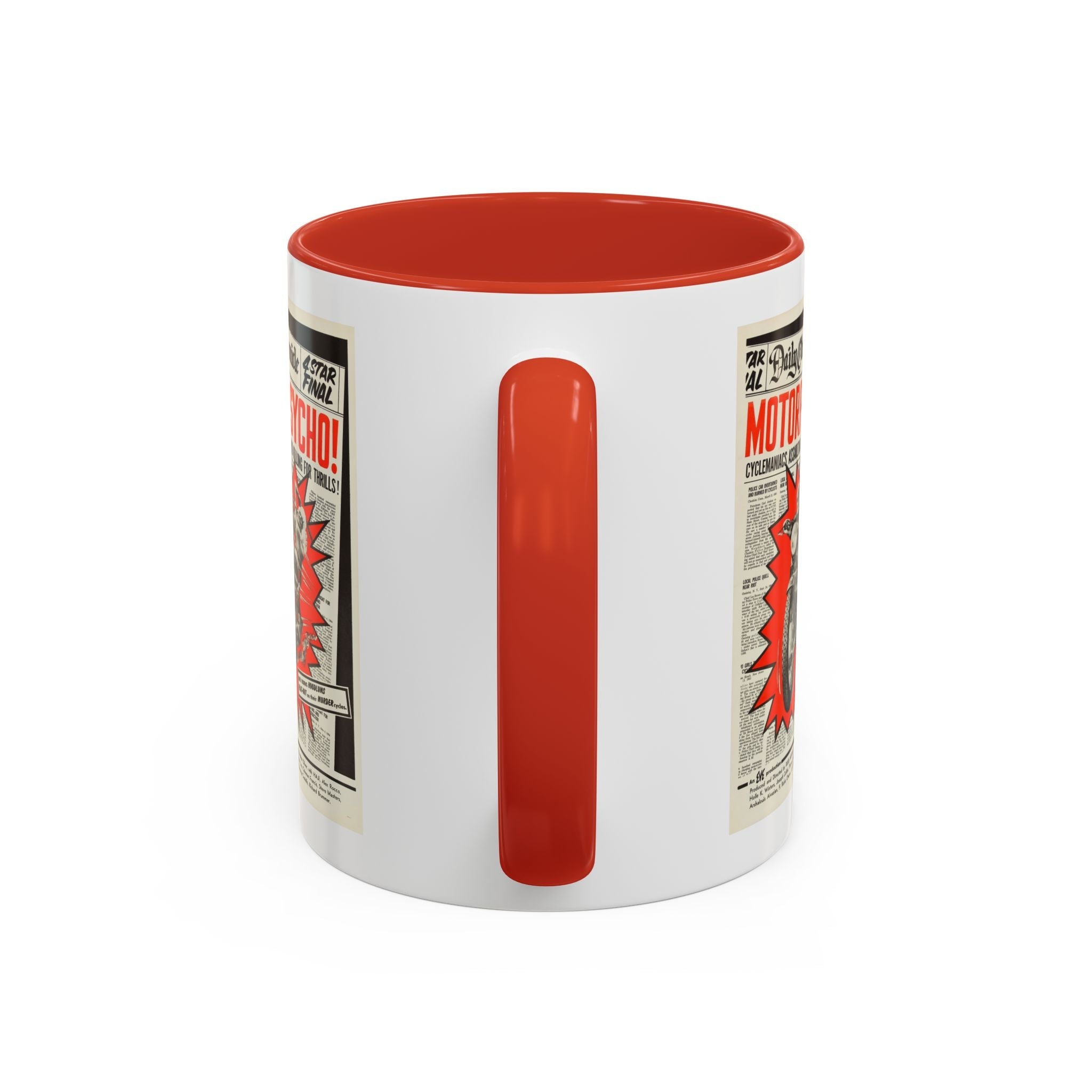 Cult Classic Movie Poster Art Accent Coffee Mug (11, 15oz) - Motor Psycho 1965 - POPvault