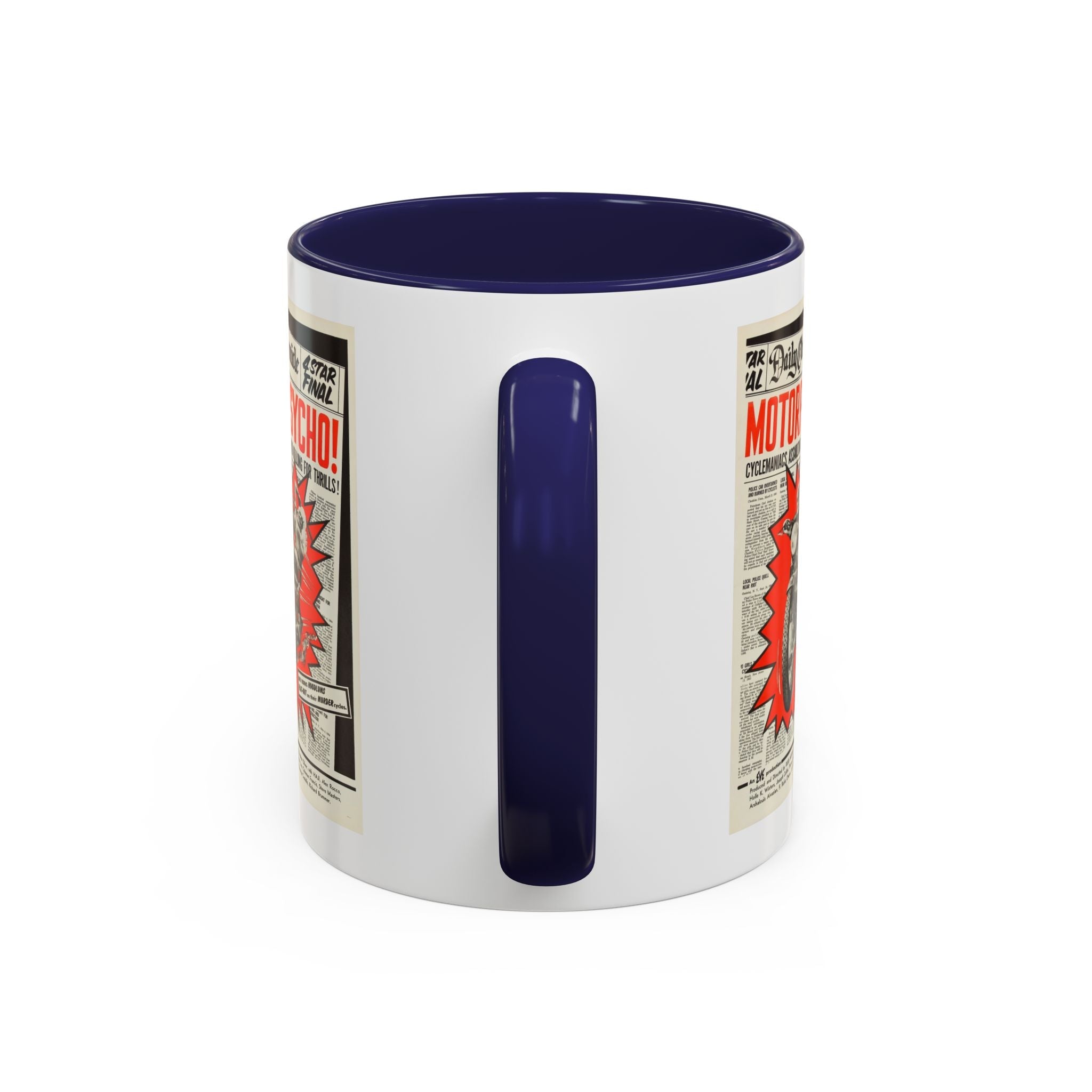 Cult Classic Movie Poster Art Accent Coffee Mug (11, 15oz) - Motor Psycho 1965 - POPvault