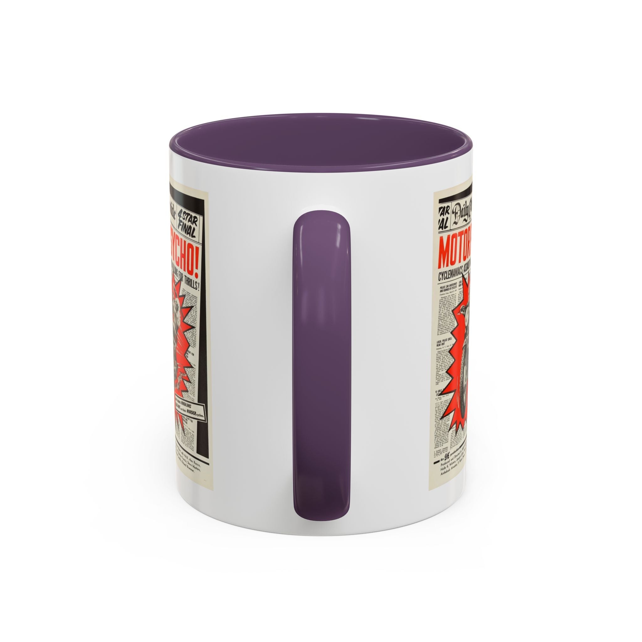 Cult Classic Movie Poster Art Accent Coffee Mug (11, 15oz) - Motor Psycho 1965 - POPvault