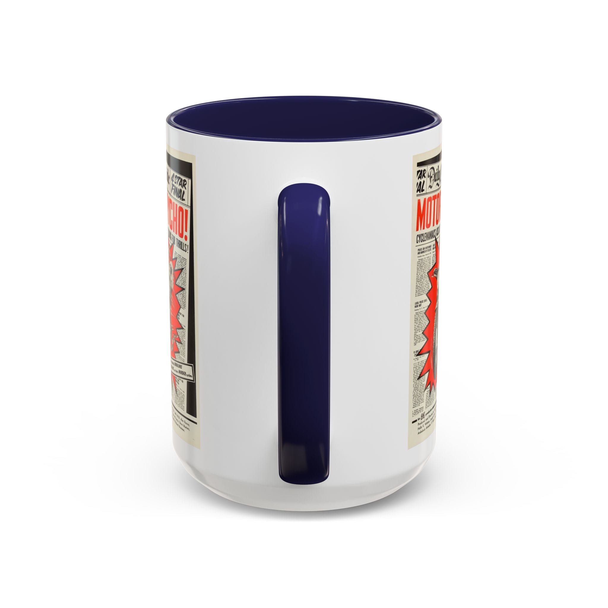 Cult Classic Movie Poster Art Accent Coffee Mug (11, 15oz) - Motor Psycho 1965 - POPvault