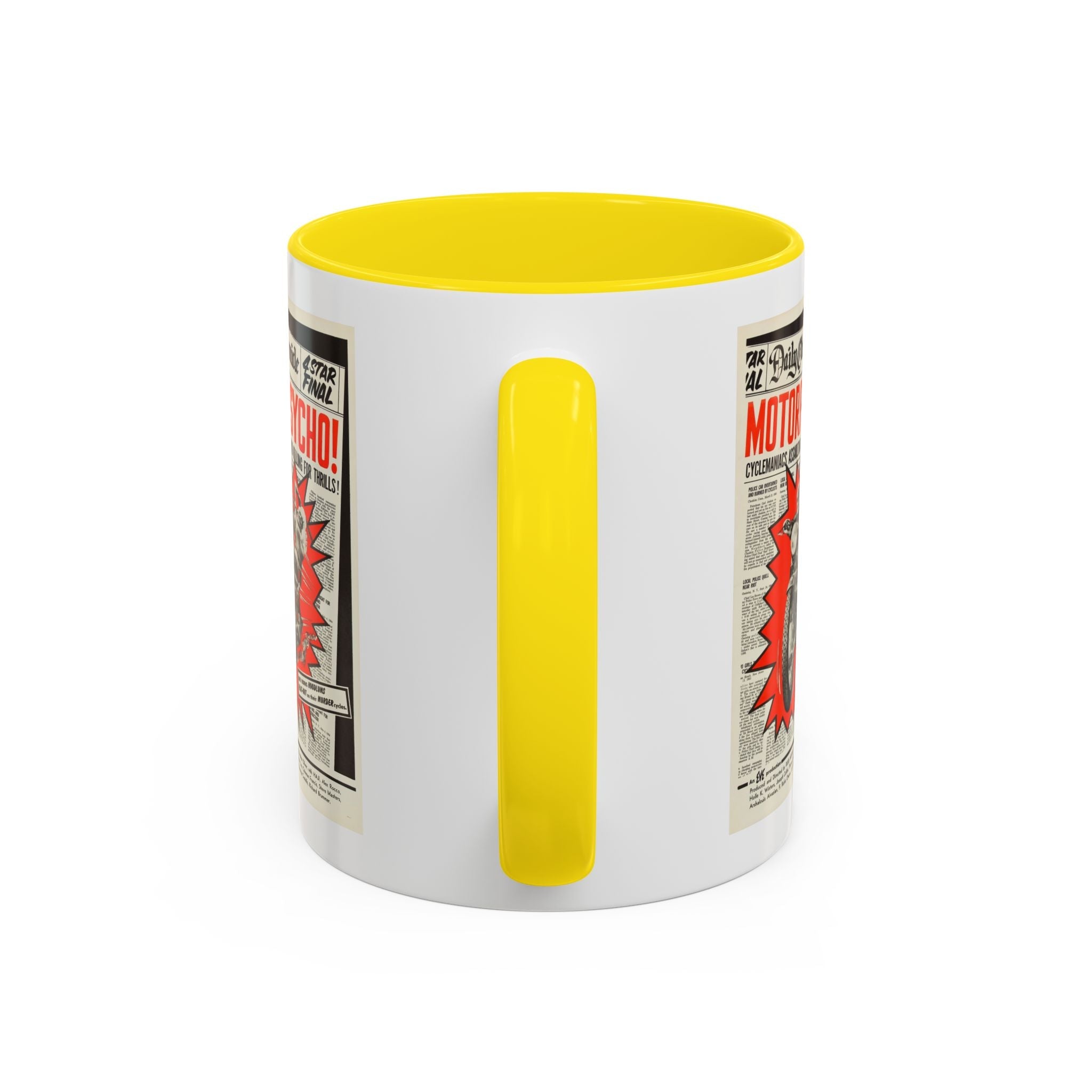 Cult Classic Movie Poster Art Accent Coffee Mug (11, 15oz) - Motor Psycho 1965 - POPvault