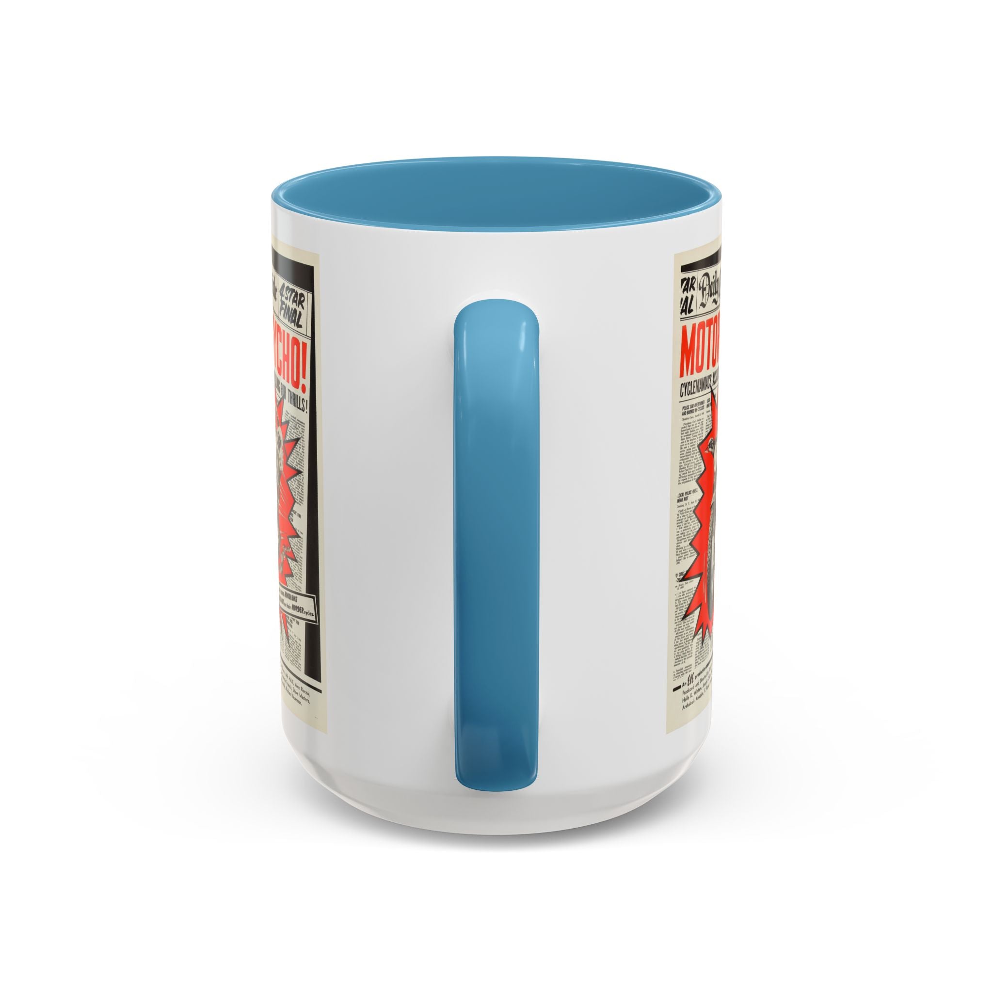 Cult Classic Movie Poster Art Accent Coffee Mug (11, 15oz) - Motor Psycho 1965 - POPvault