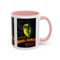 Cult Classic Movie Poster Art Accent Coffee Mug (11, 15oz) - Murders In The Rue Morgue 1932 - Mug