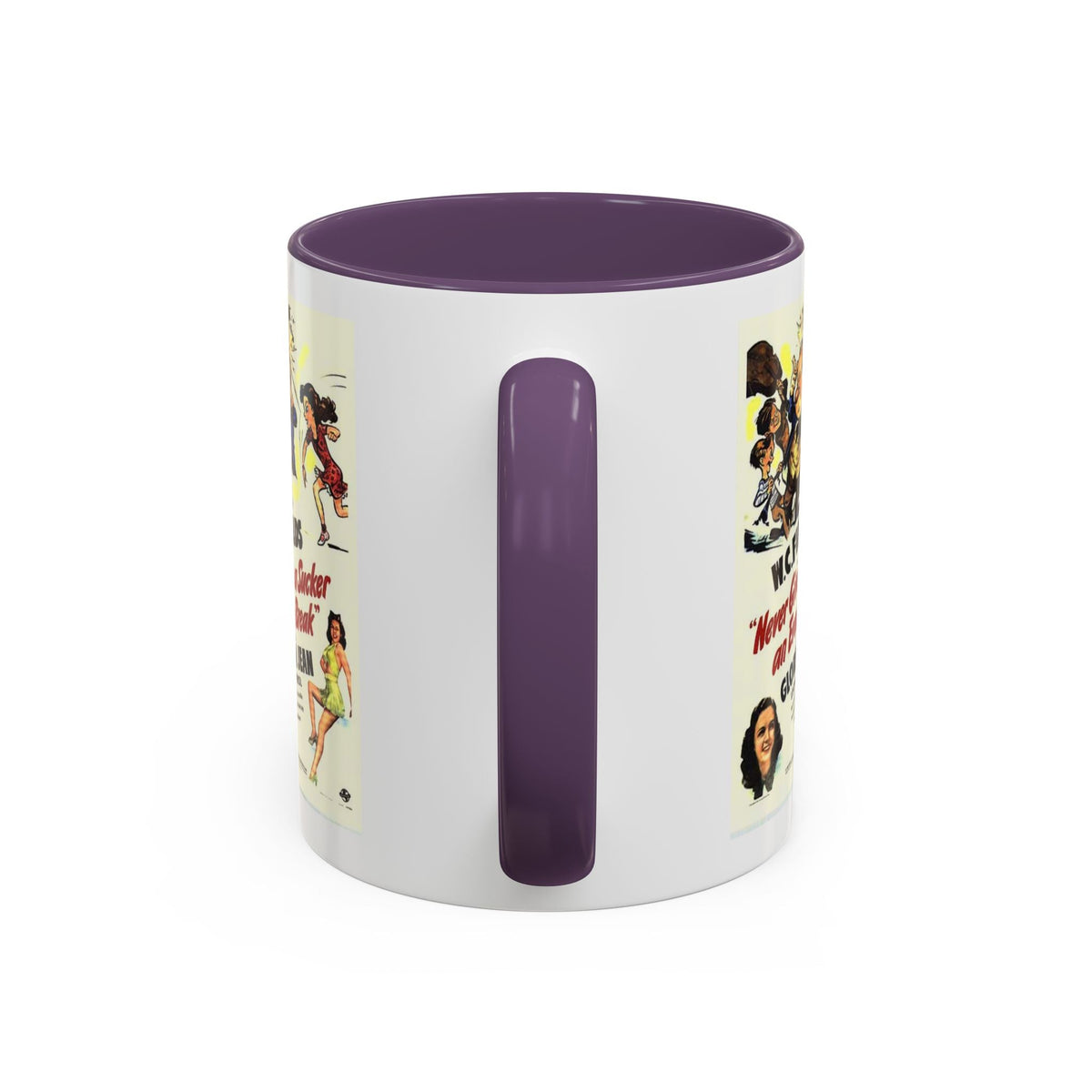 Cult Classic Movie Poster Art Accent Coffee Mug (11, 15oz) - Never Give A Sucker An Even Break 1941 - Mug