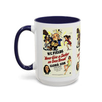 Cult Classic Movie Poster Art Accent Coffee Mug (11, 15oz) - Never Give A Sucker An Even Break 1941 - Mug