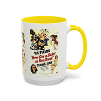 Cult Classic Movie Poster Art Accent Coffee Mug (11, 15oz) - Never Give A Sucker An Even Break 1941 - Mug