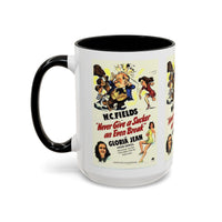 Cult Classic Movie Poster Art Accent Coffee Mug (11, 15oz) - Never Give A Sucker An Even Break 1941 - Mug
