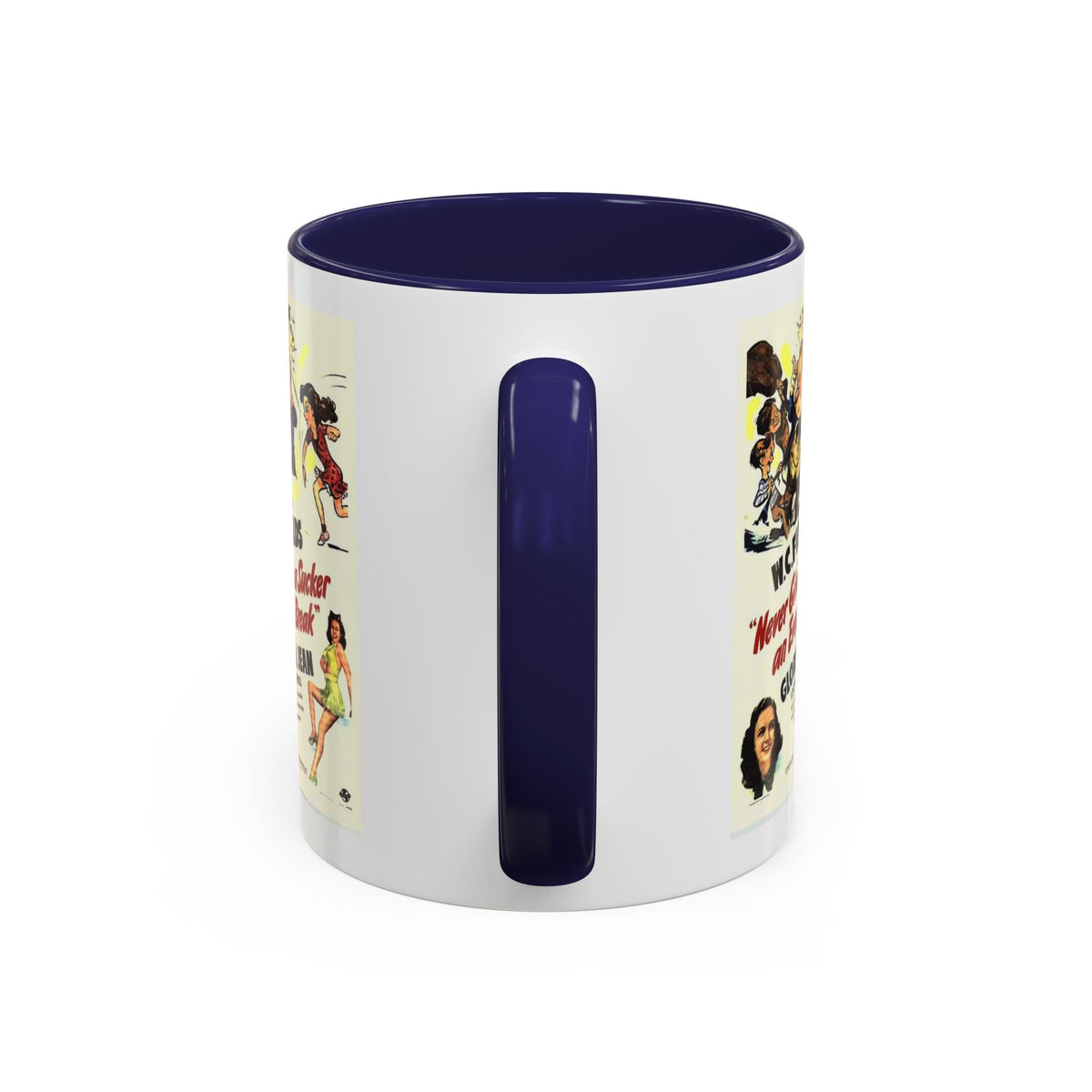 Cult Classic Movie Poster Art Accent Coffee Mug (11, 15oz) - Never Give A Sucker An Even Break 1941 - Mug