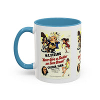 Cult Classic Movie Poster Art Accent Coffee Mug (11, 15oz) - Never Give A Sucker An Even Break 1941 - Mug