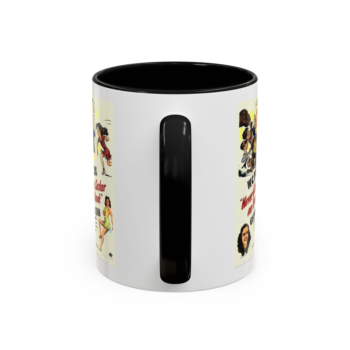 Cult Classic Movie Poster Art Accent Coffee Mug (11, 15oz) - Never Give A Sucker An Even Break 1941 - Mug
