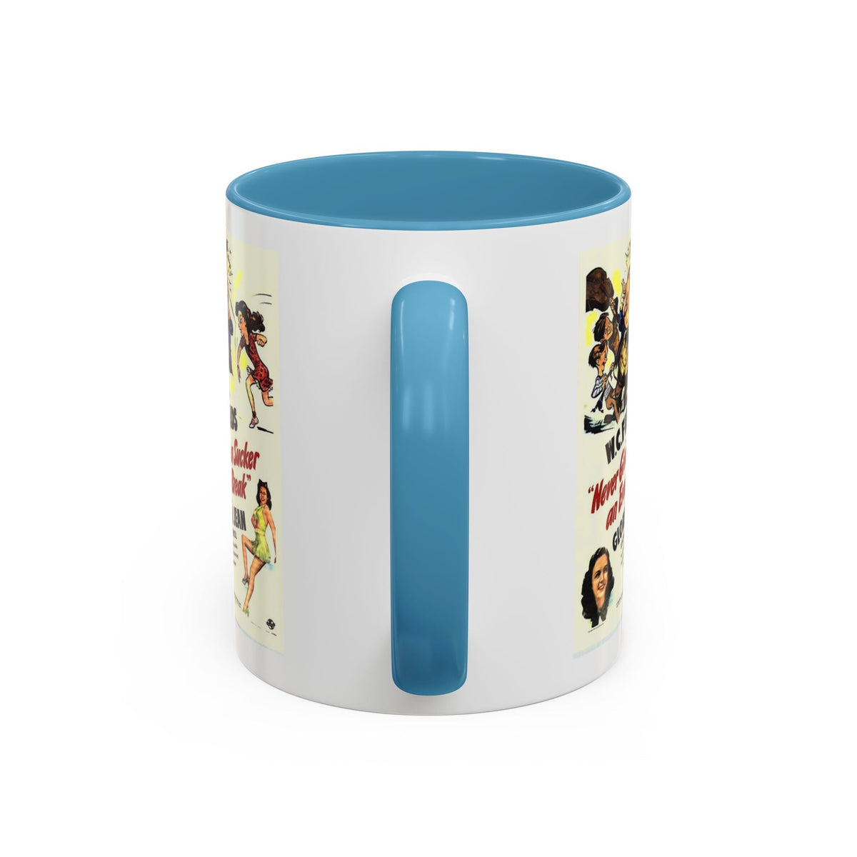 Cult Classic Movie Poster Art Accent Coffee Mug (11, 15oz) - Never Give A Sucker An Even Break 1941 - Mug