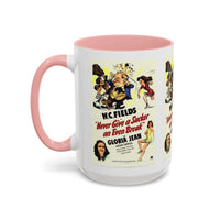 Cult Classic Movie Poster Art Accent Coffee Mug (11, 15oz) - Never Give A Sucker An Even Break 1941 - Mug