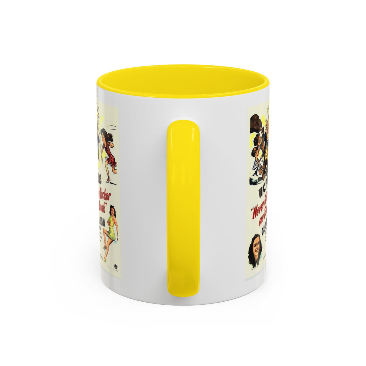Cult Classic Movie Poster Art Accent Coffee Mug (11, 15oz) - Never Give A Sucker An Even Break 1941 - Mug
