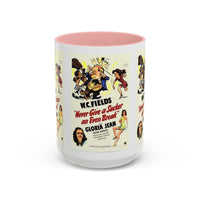 Cult Classic Movie Poster Art Accent Coffee Mug (11, 15oz) - Never Give A Sucker An Even Break 1941 - Mug