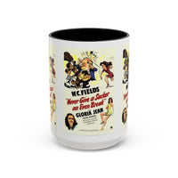 Cult Classic Movie Poster Art Accent Coffee Mug (11, 15oz) - Never Give A Sucker An Even Break 1941 - Mug