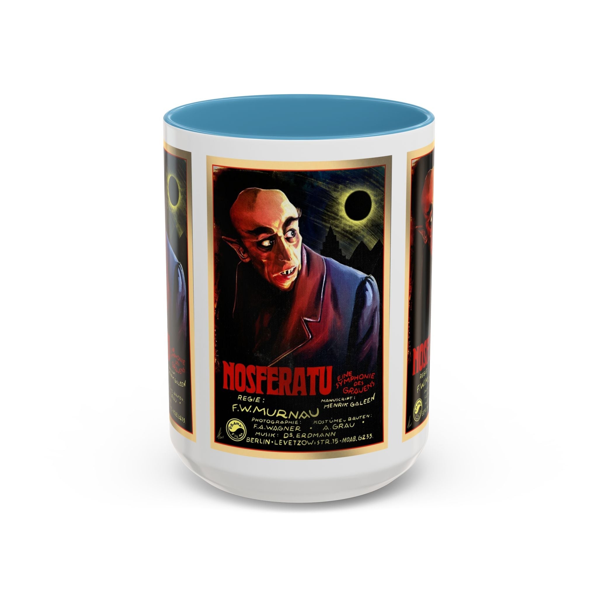 Cult Classic Movie Poster Art Accent Coffee Mug (11, 15oz) - Nosferatu Original 1922 - POPvault
