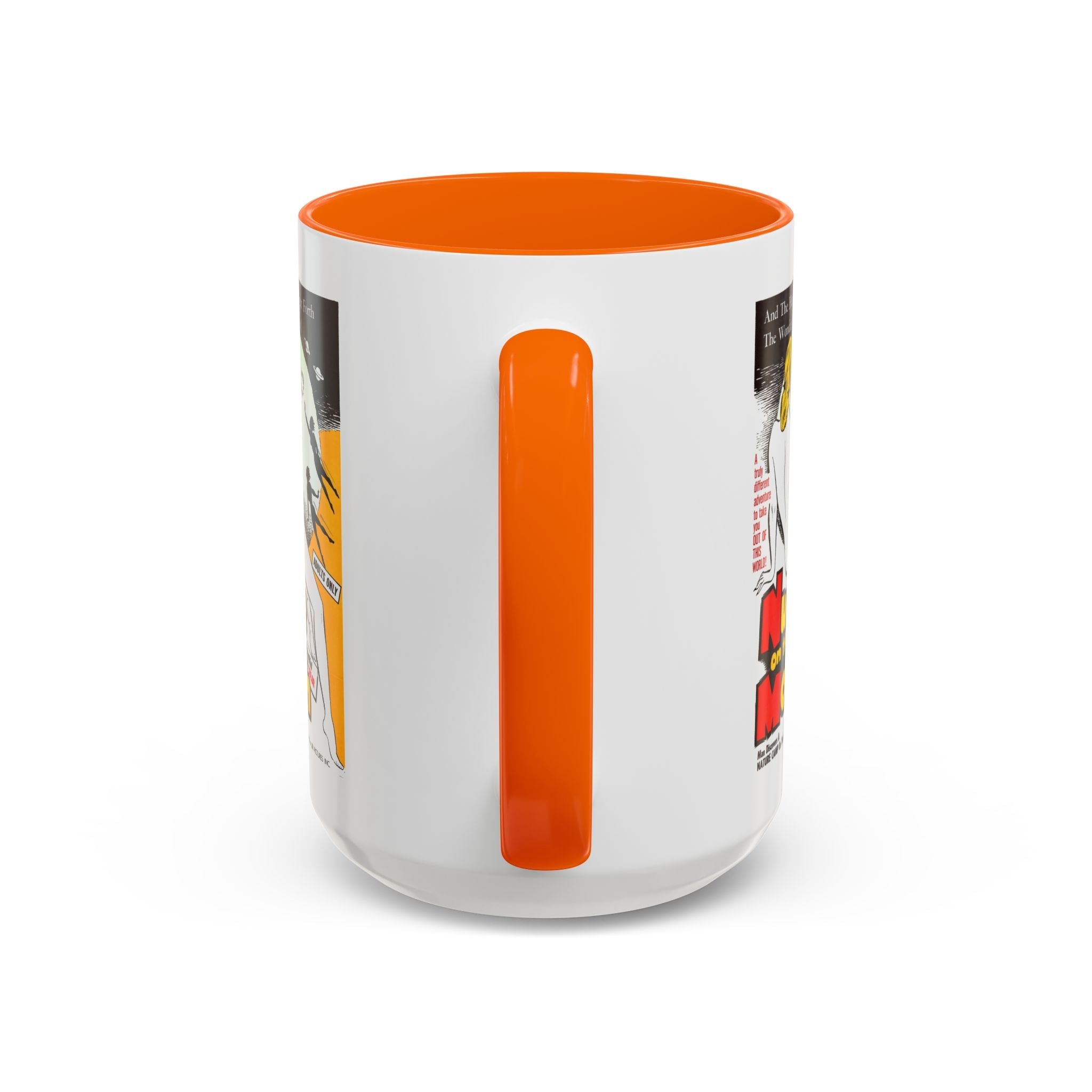 Cult Classic Movie Poster Art Accent Coffee Mug (11, 15oz) - Nude On The Moon 1961 - POPvault