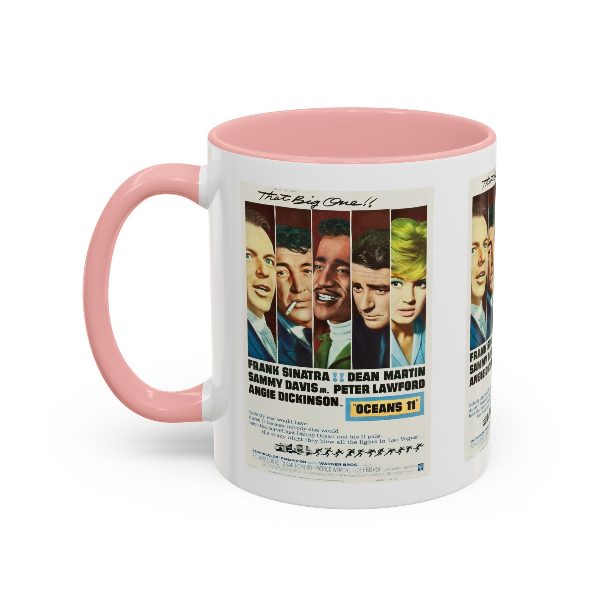 Cult Classic Movie Poster Art Accent Coffee Mug (11, 15oz) - Oceans 11 1960 - POPvault