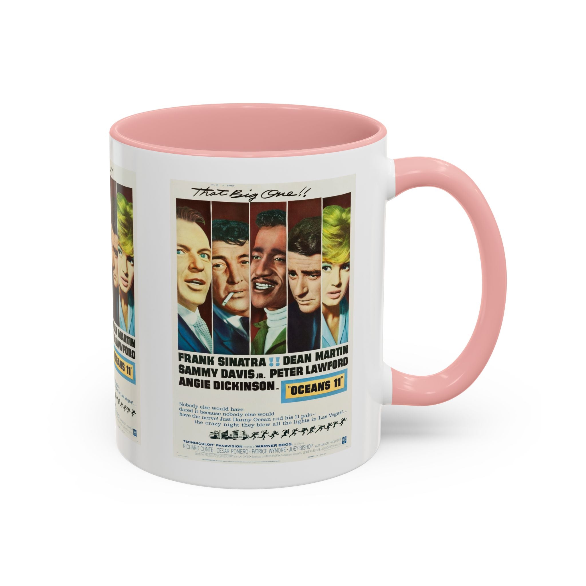 Cult Classic Movie Poster Art Accent Coffee Mug (11, 15oz) - Oceans 11 1960 - POPvault