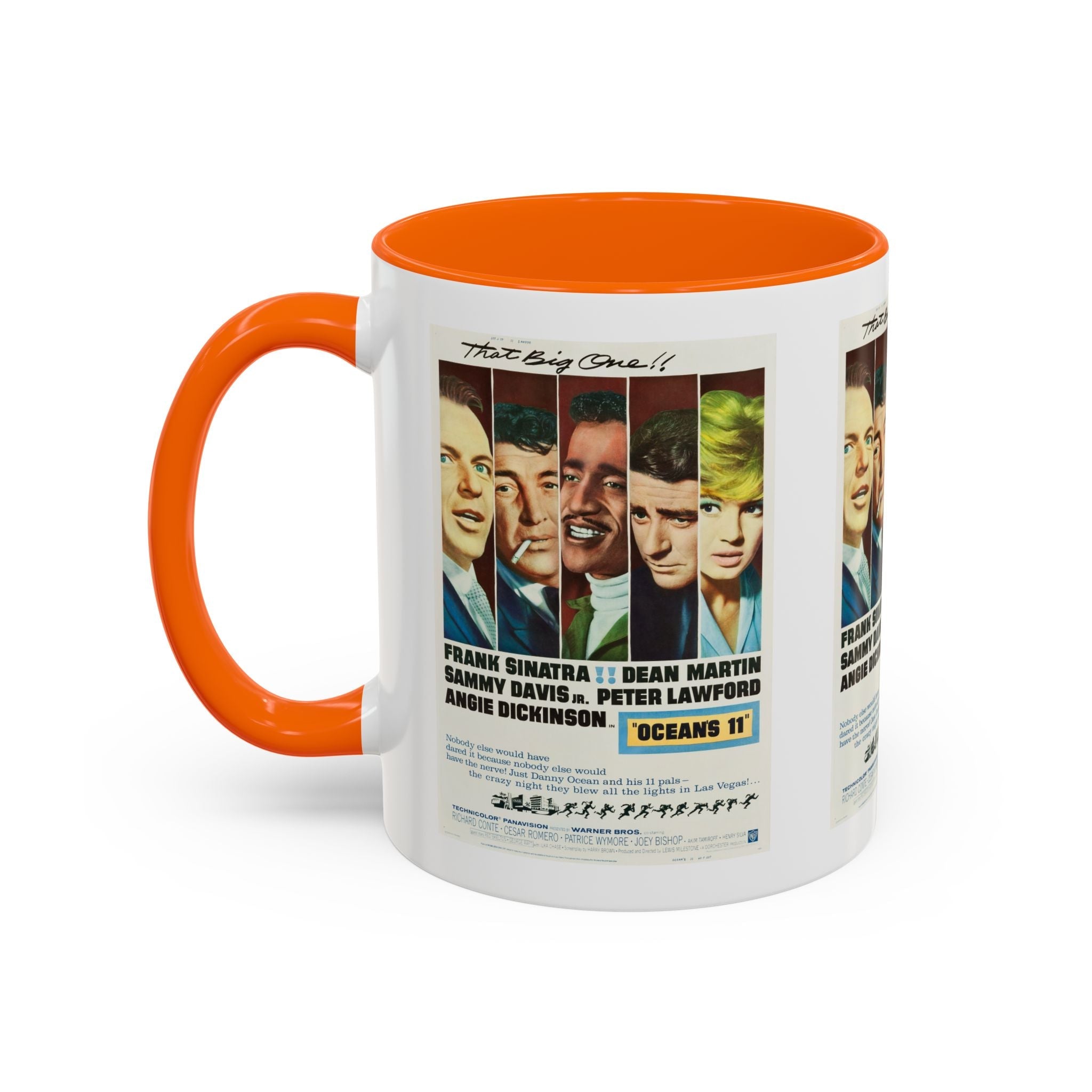 Cult Classic Movie Poster Art Accent Coffee Mug (11, 15oz) - Oceans 11 1960 - POPvault