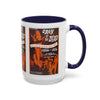 Cult Classic Movie Poster Art Accent Coffee Mug (11, 15oz) - Orgy Of The Dead 1965 - Mug