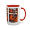 Cult Classic Movie Poster Art Accent Coffee Mug (11, 15oz) - Orgy Of The Dead 1965 - Mug
