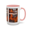 Cult Classic Movie Poster Art Accent Coffee Mug (11, 15oz) - Orgy Of The Dead 1965 - Mug