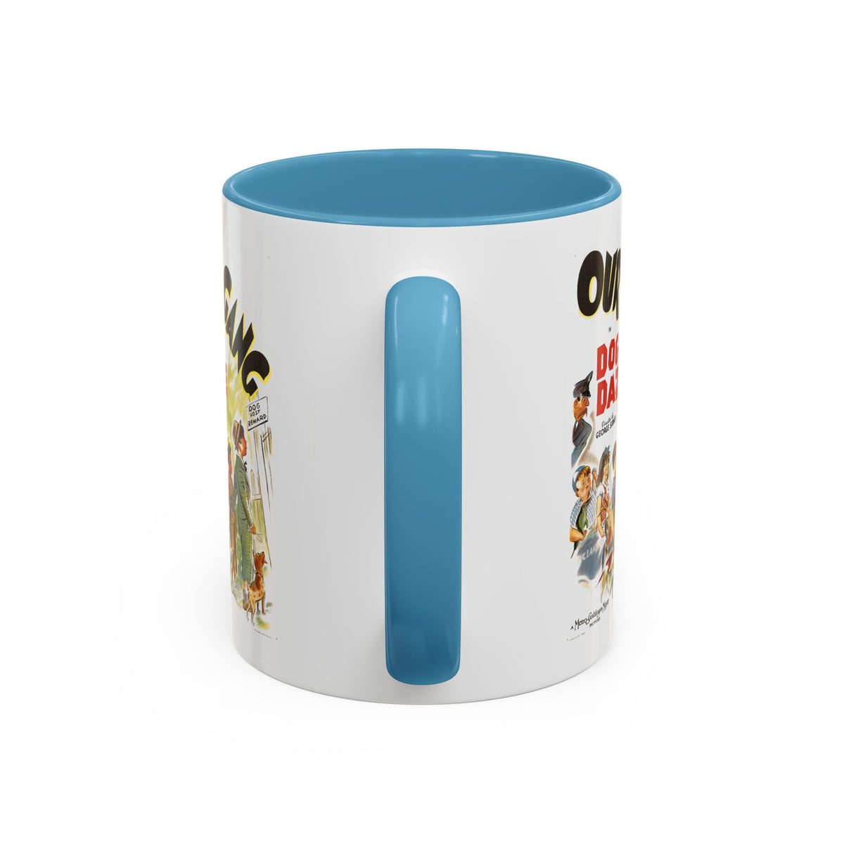 Cult Classic Movie Poster Art Accent Coffee Mug (11, 15oz) - Our Gang Dog Daze 1939 - Mug