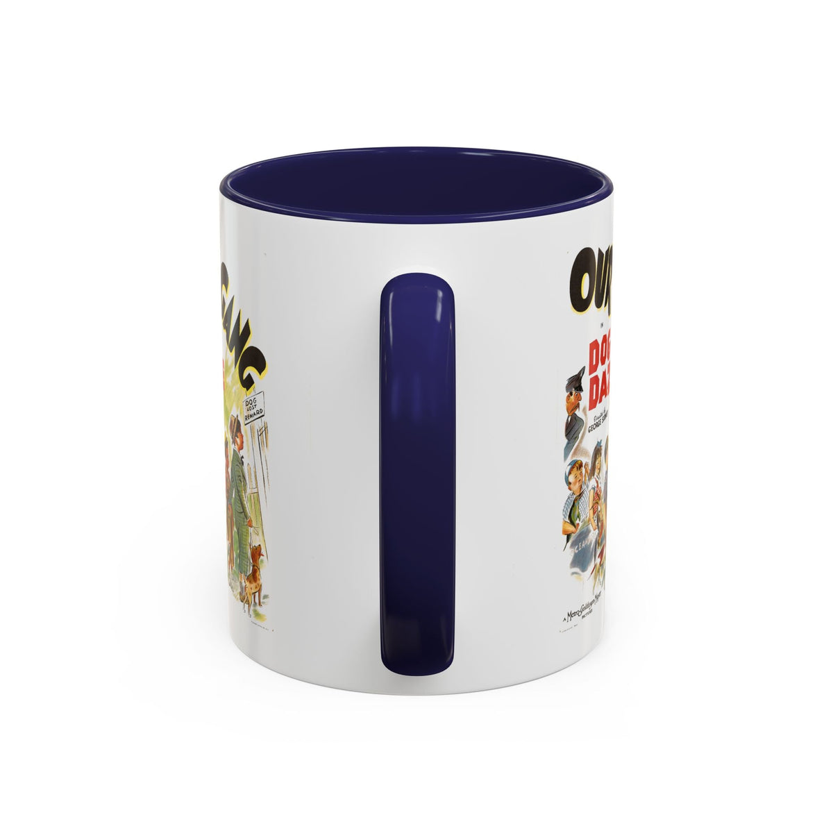 Cult Classic Movie Poster Art Accent Coffee Mug (11, 15oz) - Our Gang Dog Daze 1939 - Mug