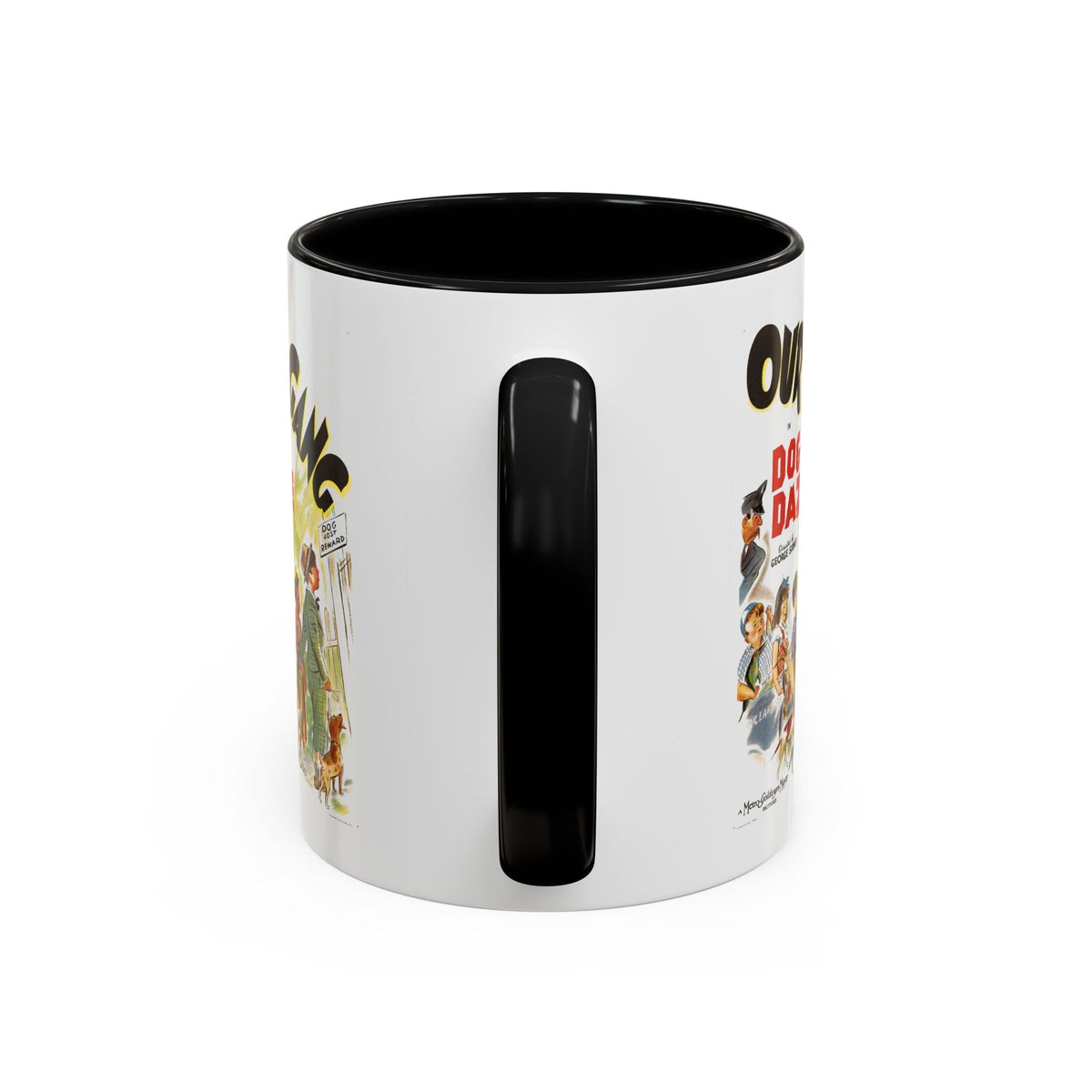 Cult Classic Movie Poster Art Accent Coffee Mug (11, 15oz) - Our Gang Dog Daze 1939 - Mug