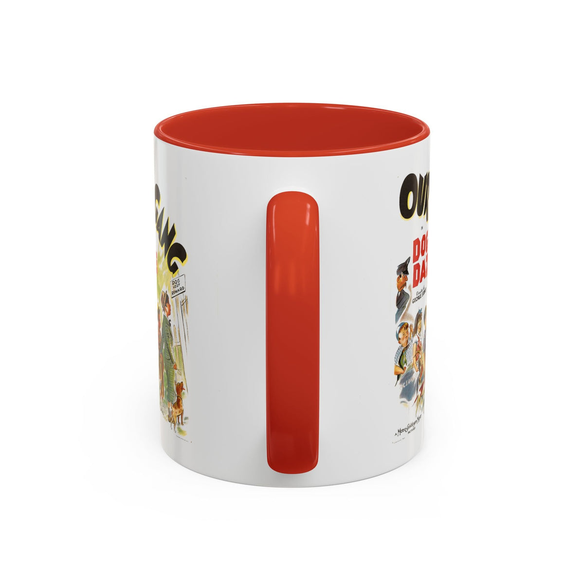 Cult Classic Movie Poster Art Accent Coffee Mug (11, 15oz) - Our Gang Dog Daze 1939 - Mug