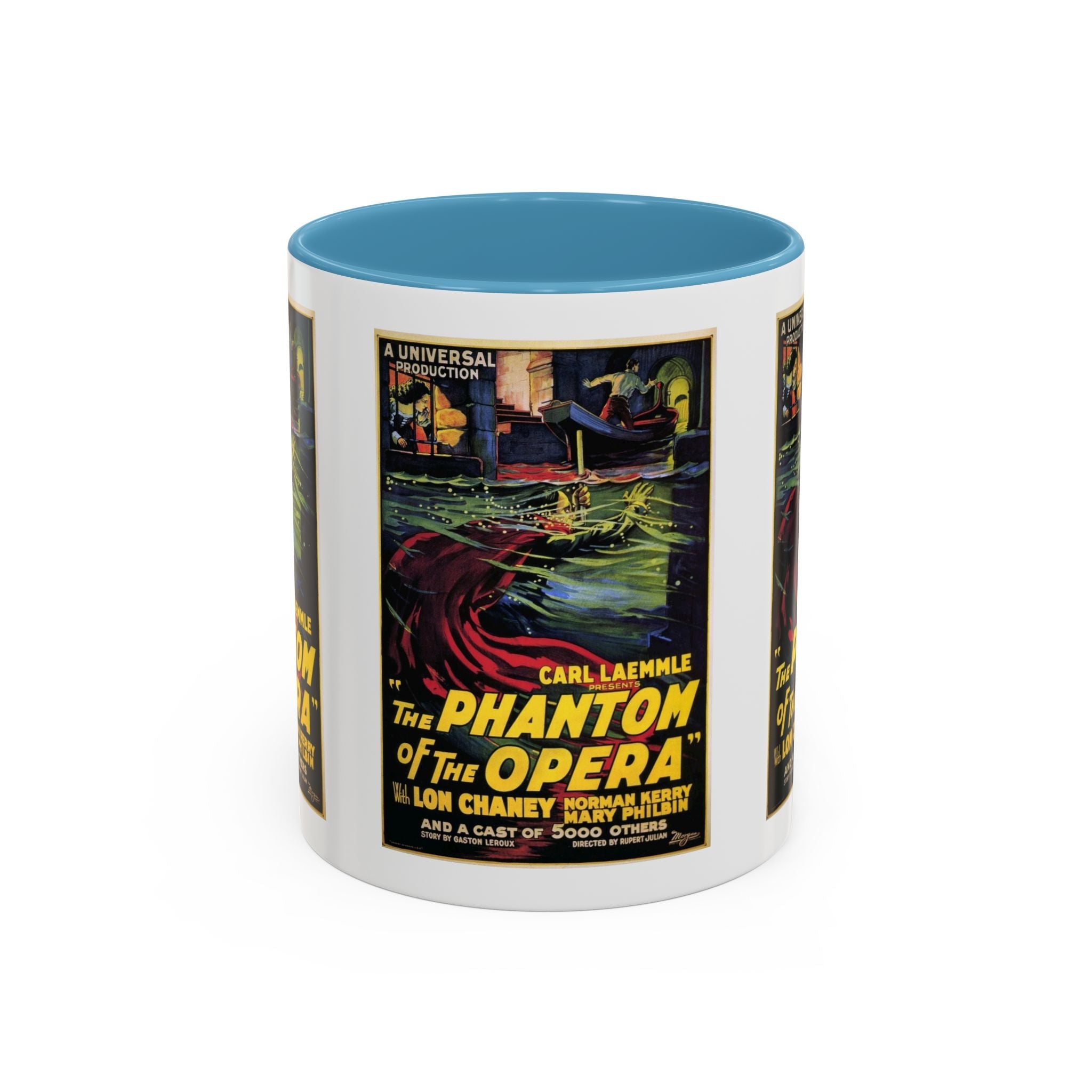 Cult Classic Movie Poster Art Accent Coffee Mug (11, 15oz) - Phantom Of The Opera 1925 - POPvault