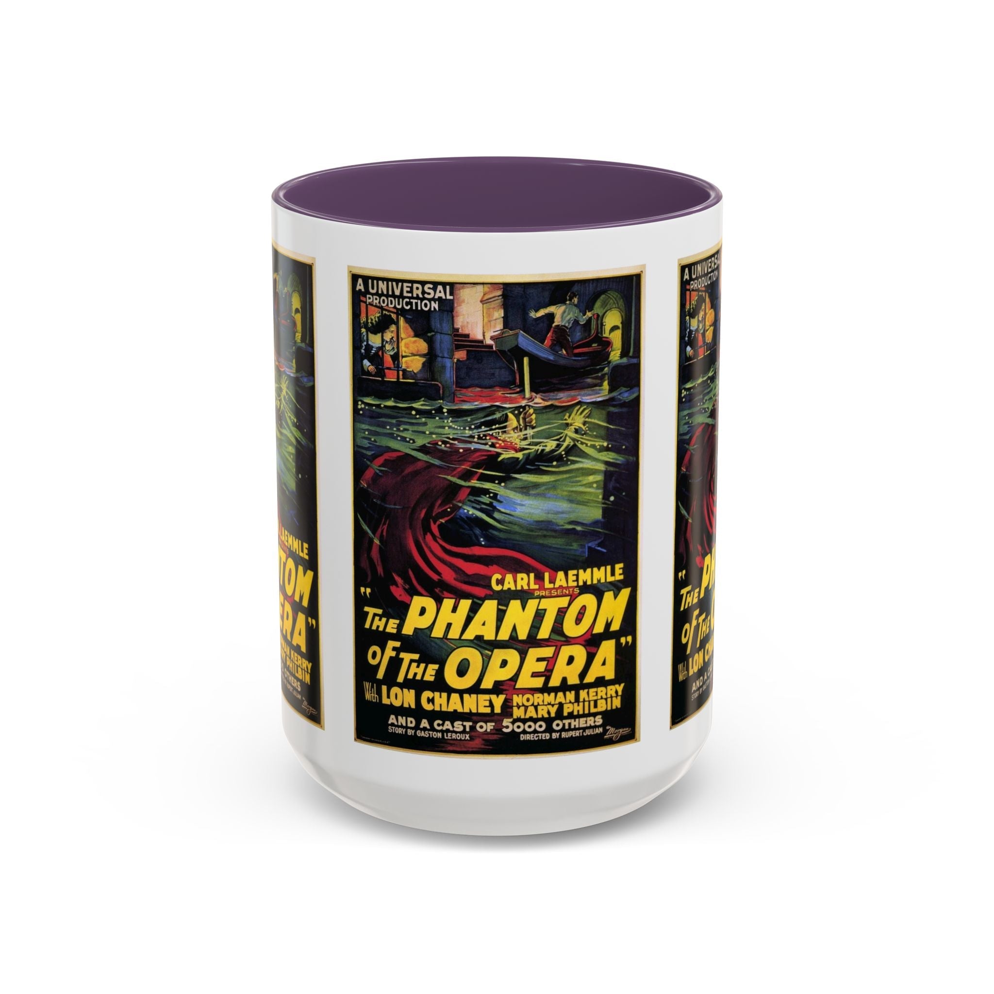 Cult Classic Movie Poster Art Accent Coffee Mug (11, 15oz) - Phantom Of The Opera 1925 - POPvault