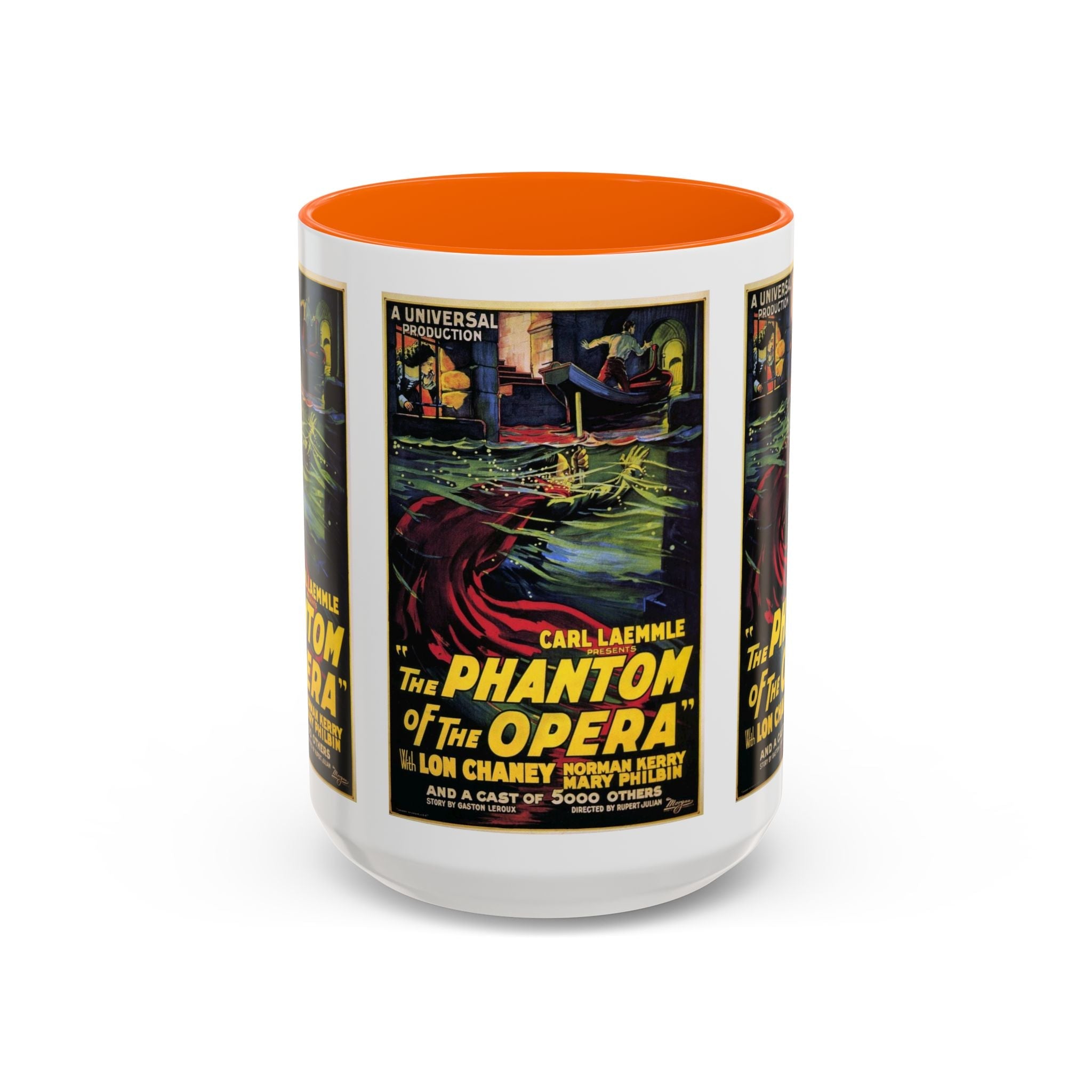 Cult Classic Movie Poster Art Accent Coffee Mug (11, 15oz) - Phantom Of The Opera 1925 - POPvault