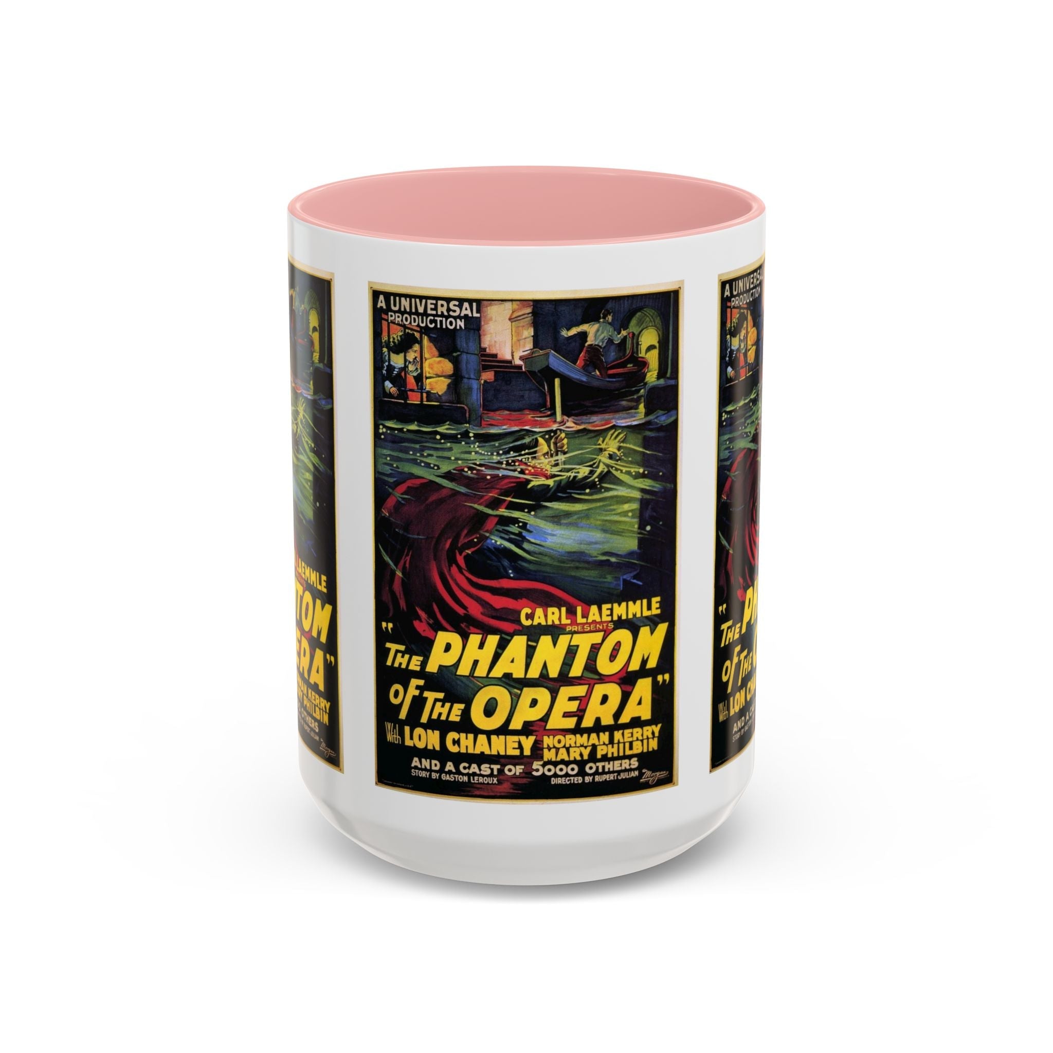 Cult Classic Movie Poster Art Accent Coffee Mug (11, 15oz) - Phantom Of The Opera 1925 - POPvault