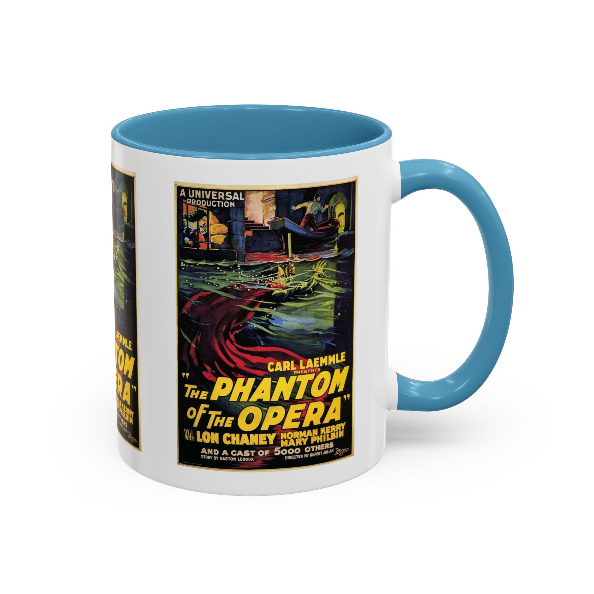 Cult Classic Movie Poster Art Accent Coffee Mug (11, 15oz) - Phantom Of The Opera 1925 - POPvault