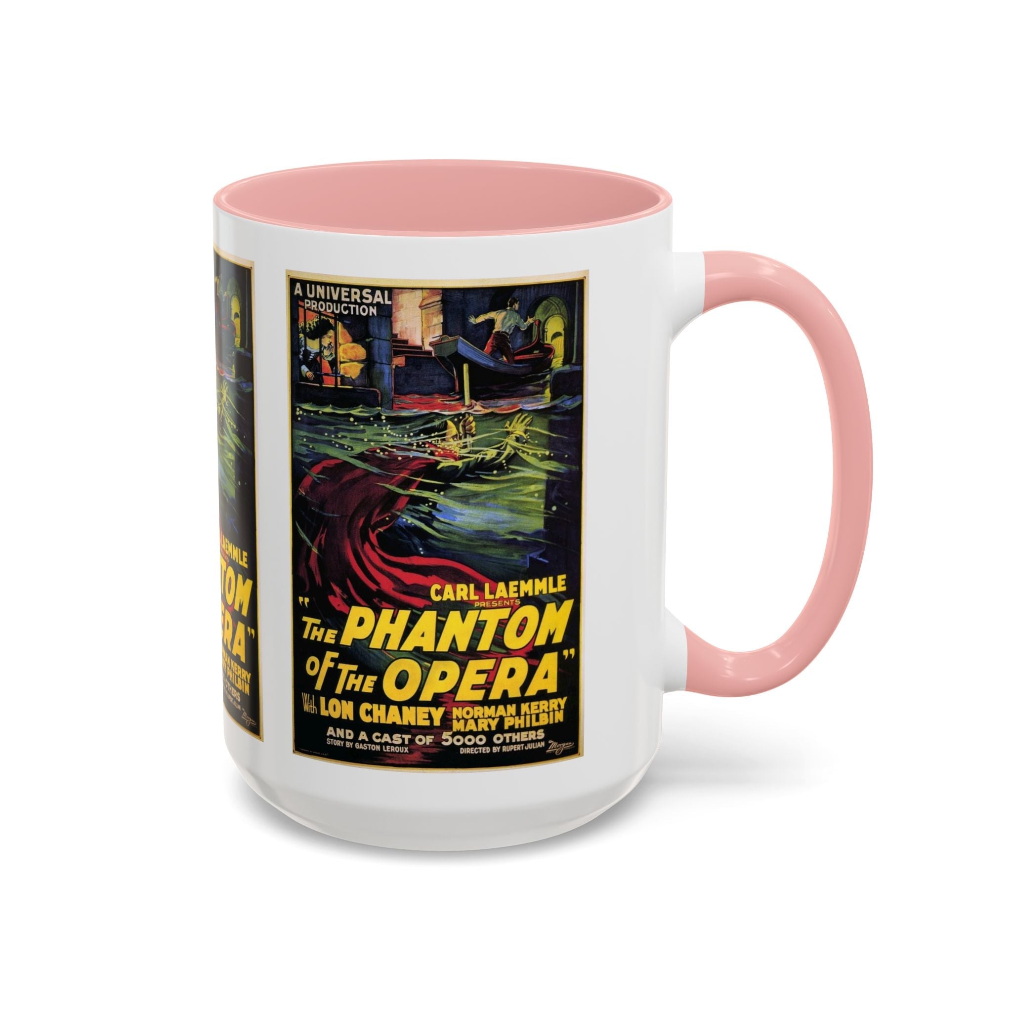 Cult Classic Movie Poster Art Accent Coffee Mug (11, 15oz) - Phantom Of The Opera 1925 - POPvault