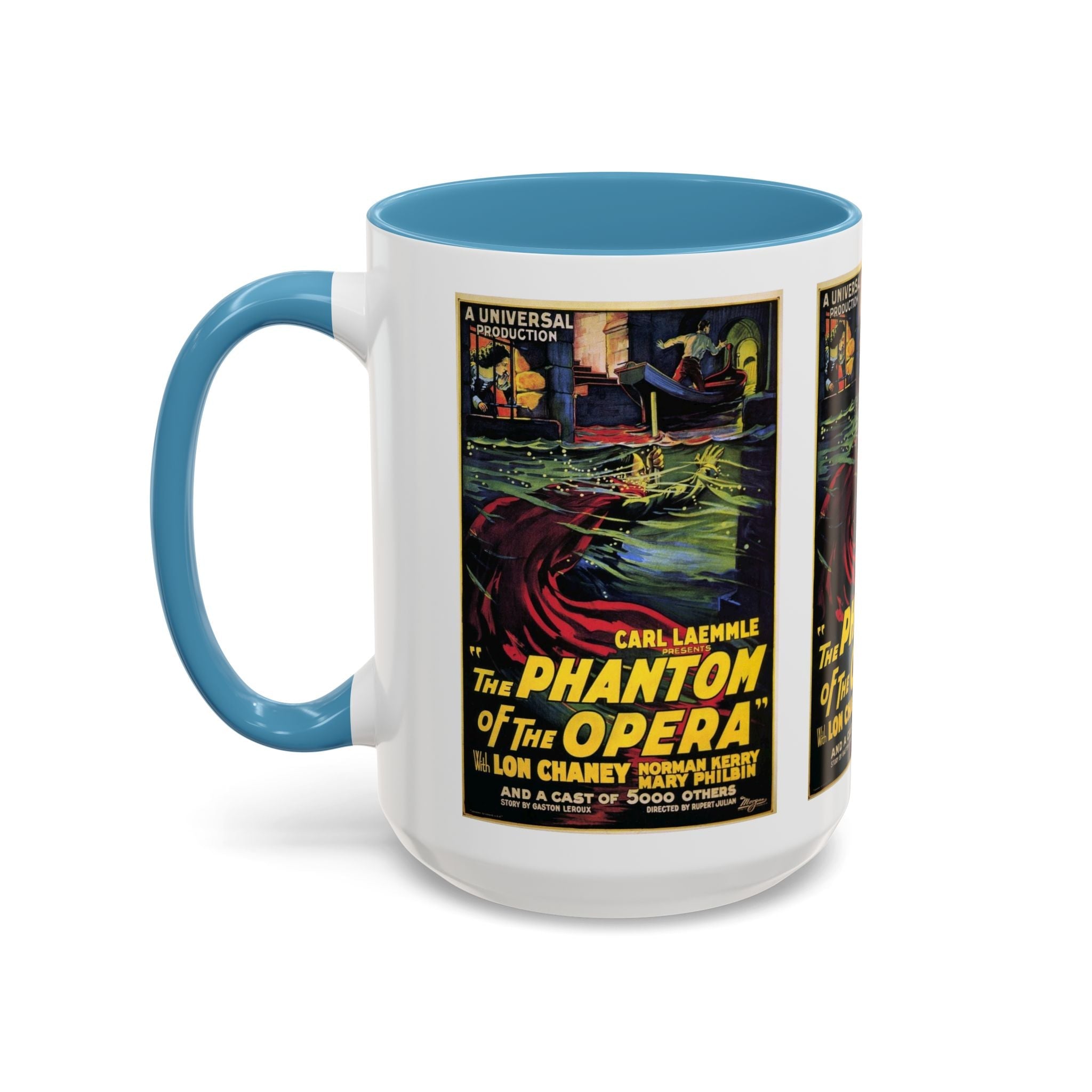 Cult Classic Movie Poster Art Accent Coffee Mug (11, 15oz) - Phantom Of The Opera 1925 - POPvault