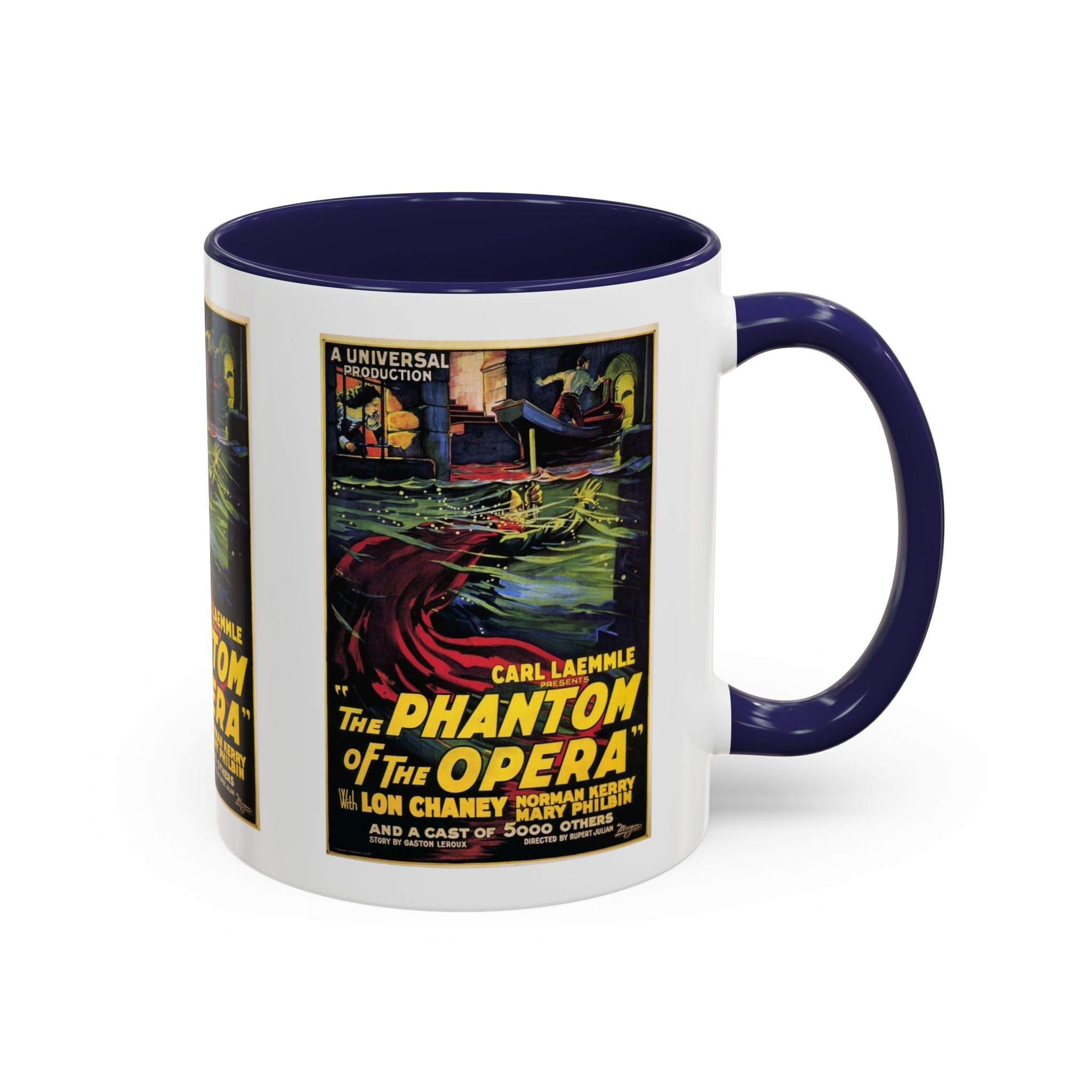 Cult Classic Movie Poster Art Accent Coffee Mug (11, 15oz) - Phantom Of The Opera 1925 - POPvault